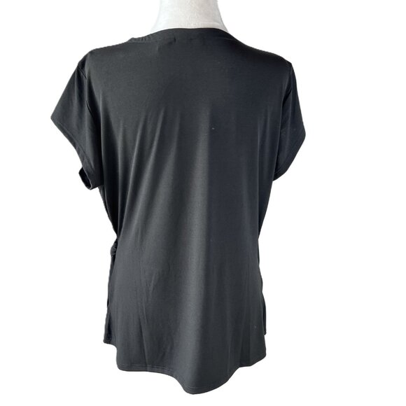 🖤 Tahari Women's Top Size XL – Elegant Wrap Style - Picture 5 of 10
